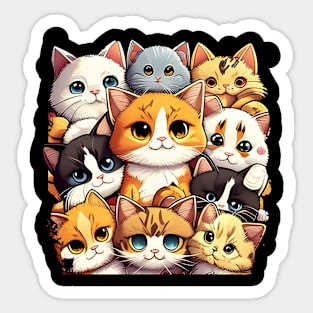 Crazy Cat Lady - Cat Lover Funny Sticker